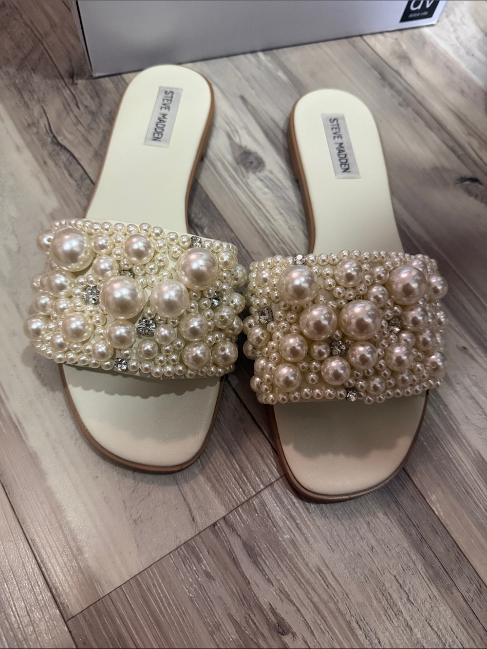 Steve Madden Knicky Pearl Slide Mules